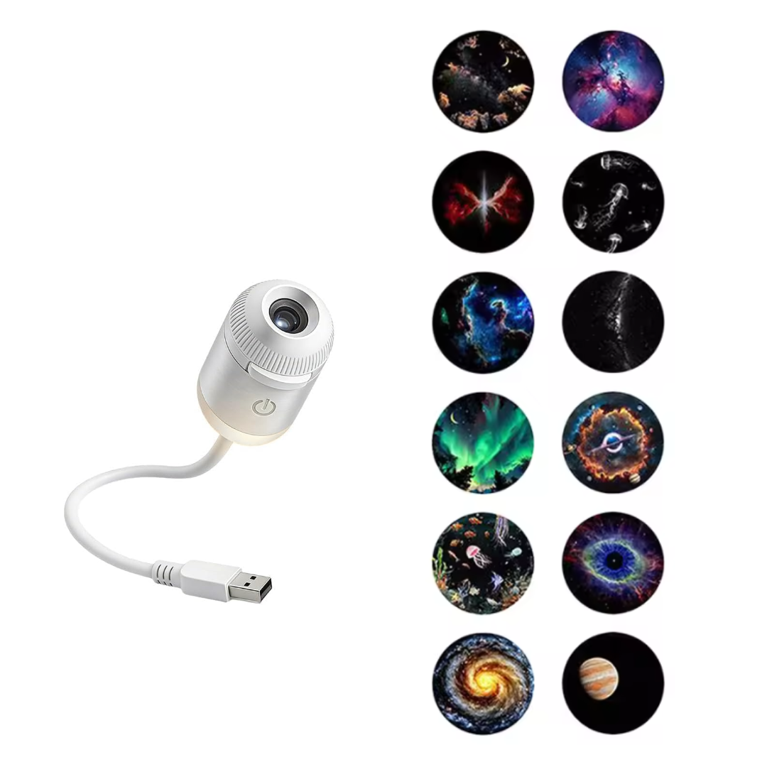 Mini Proyector de Galaxias Portátil USB