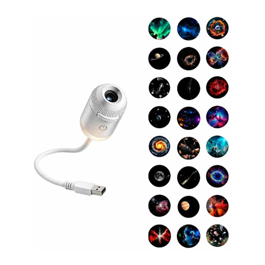 Mini Proyector de Galaxias Portátil USB