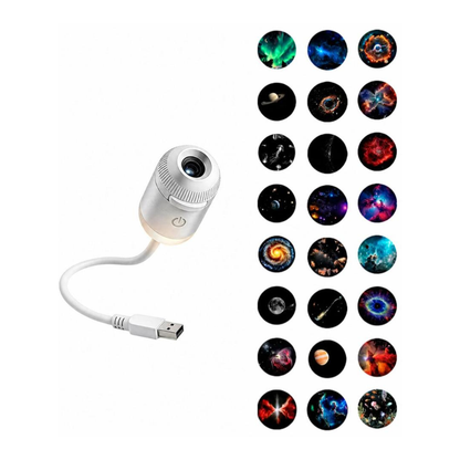 Mini Proyector de Galaxias Portátil USB