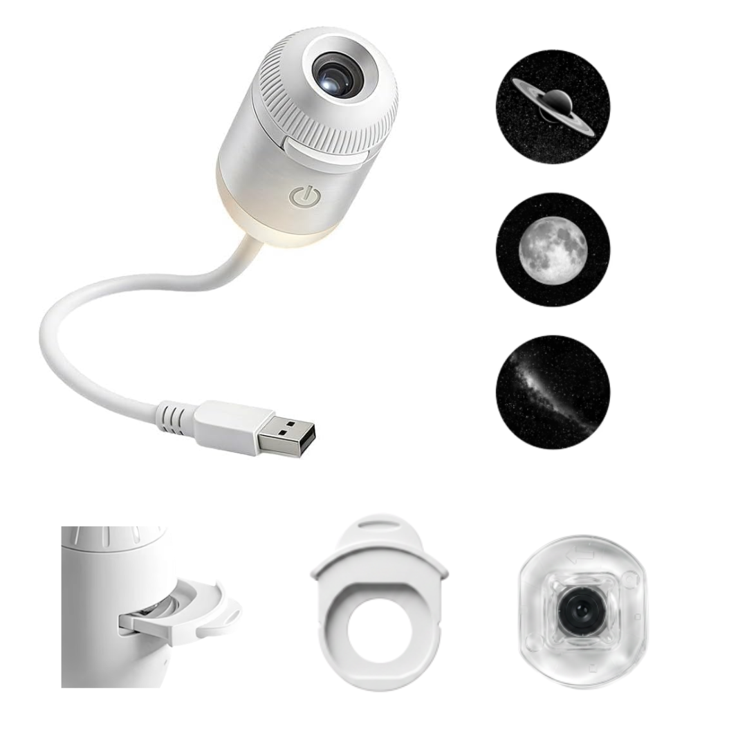 Mini Proyector de Galaxias Portátil USB
